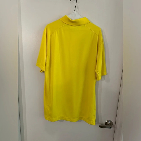 Nike Men Large Golf Tour Performance Polo - Yellow - Picture 2 of 6